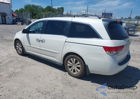 2014 Honda Odyssey Ex-L из США, поврежденный, VIN 5FNRL5H60EB122256
